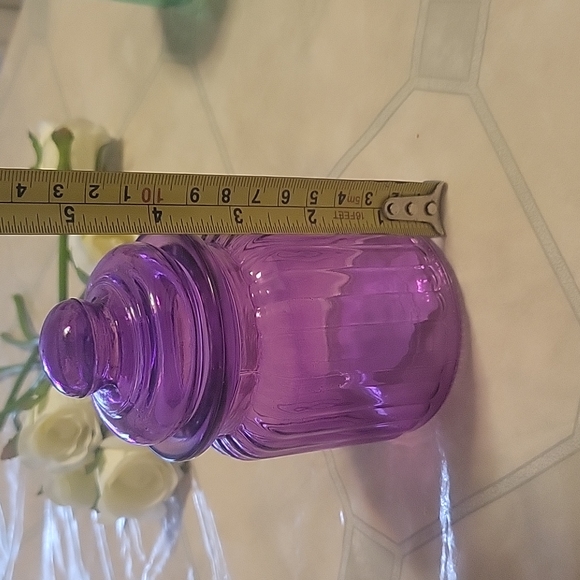 NWT GLASS CANISTER - Picture 6 of 8